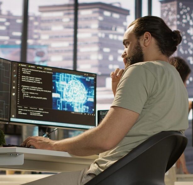 RPA Engineer Developing Automation Solutions Using AI Technology