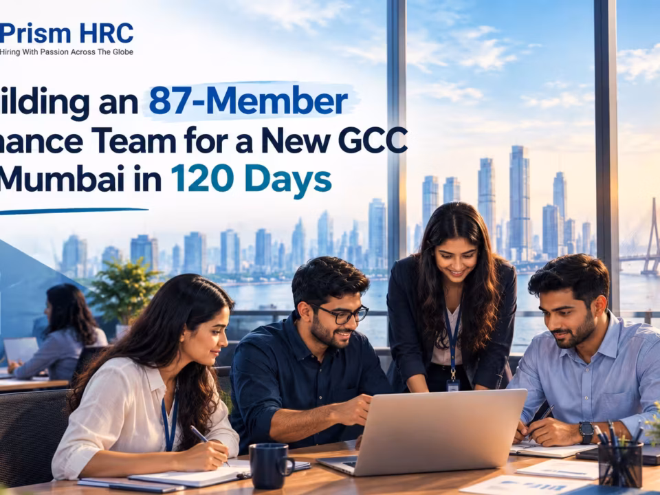 Finance GCC hiring case study – 87 professionals hired in Mumbai in 120 days