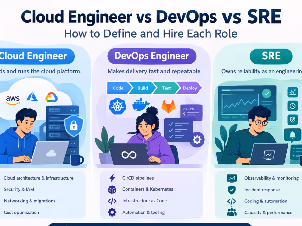 Cloud Engineer vs DevOps vs SRE Hiring Guide