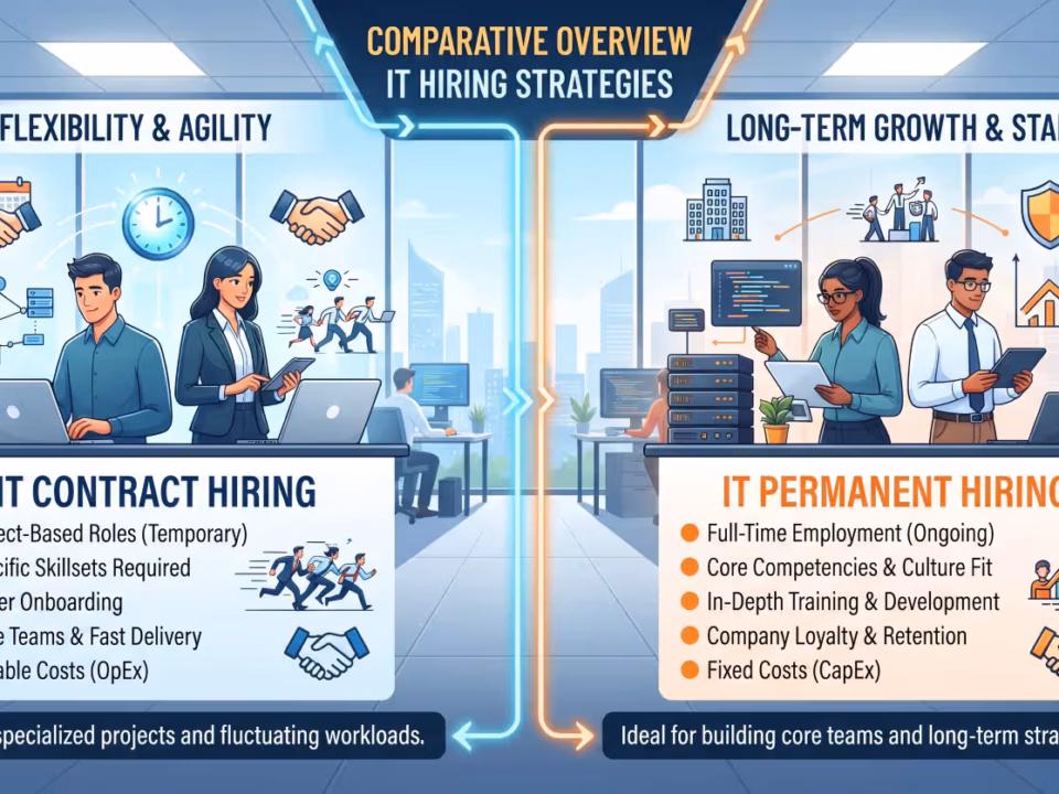 IT contract staffing vs permanent Hiring